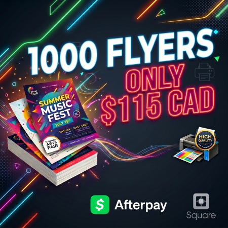 1000 Flyers 5.5x8.5 PROMO!